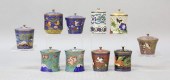 10 CHINESE CLOISONNE TRINKET B
