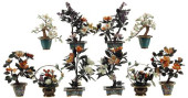 (10) CHINESE HARDSTONE MODELS