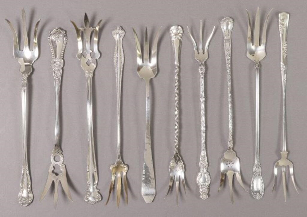 (10) COLLECTION OF STERLING