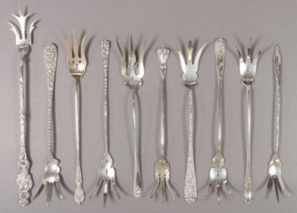 (10) COLLECTION OF STERLING