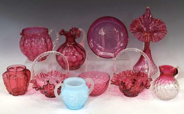 (10) COLLECTION VINTAGE ART GLASS