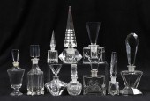 (10) Crystal scent bottles to