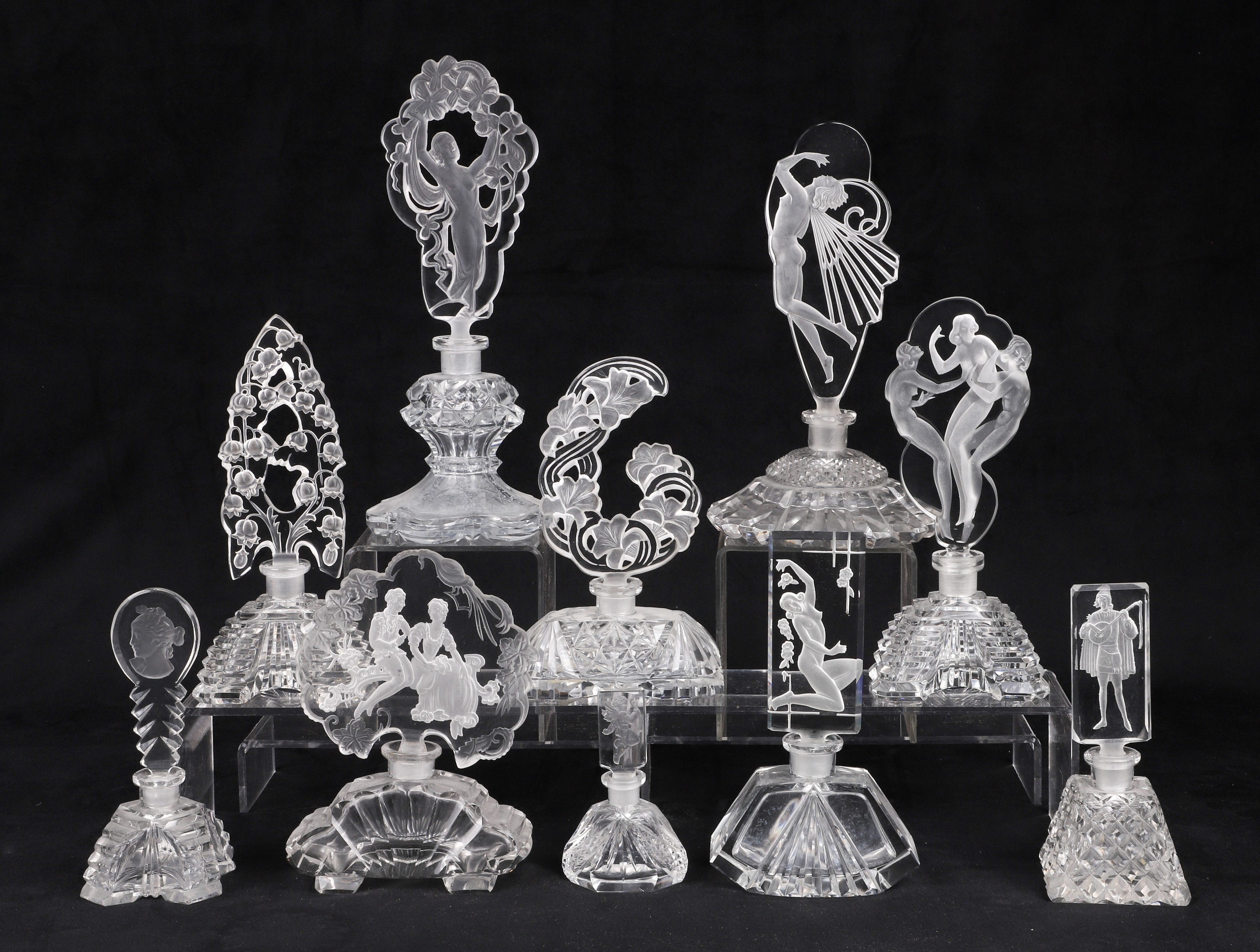 (10) Czech cut crystal scent