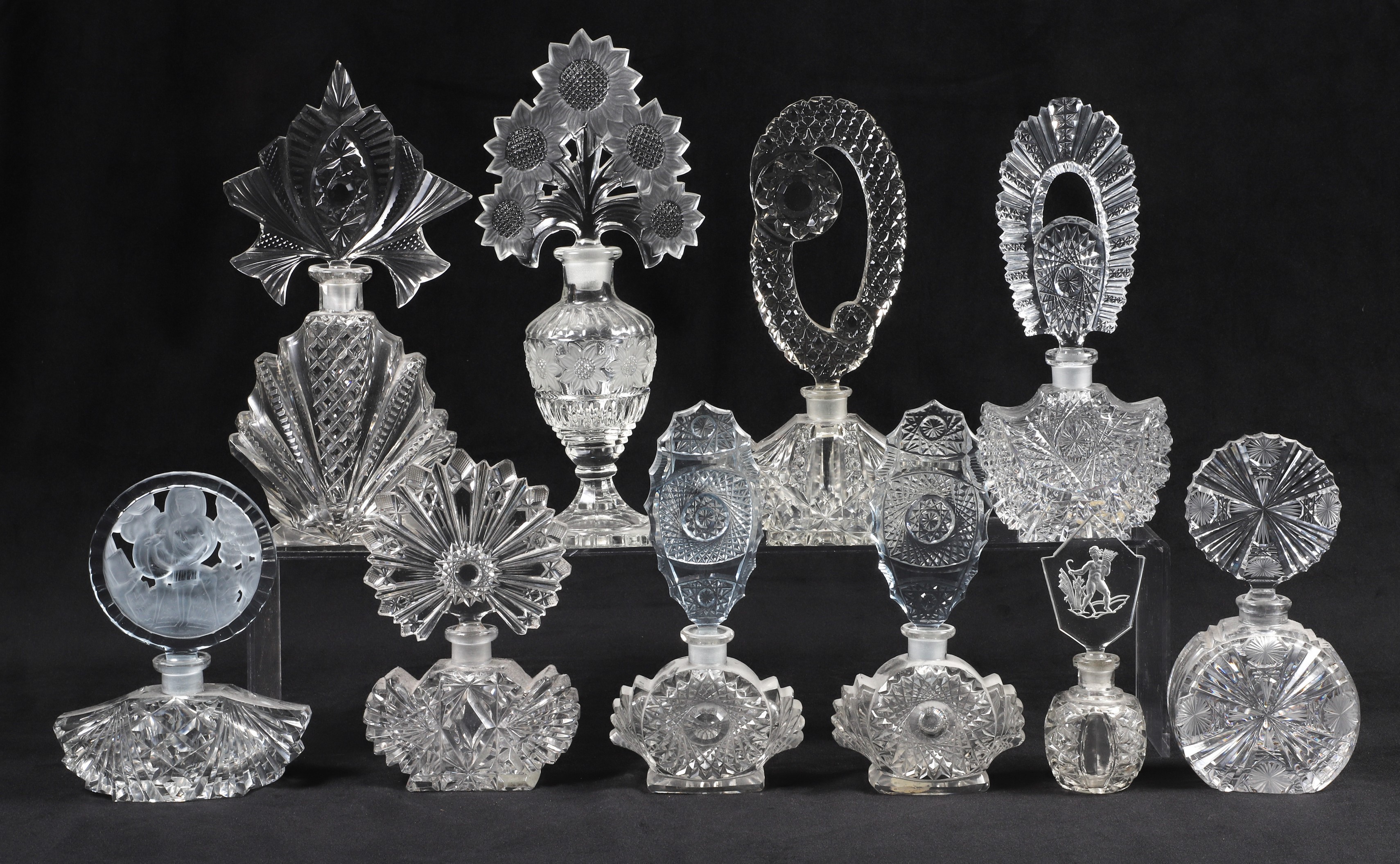 (10) Czech cut crystal scent