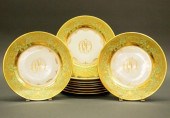 10 DRESDEN SERVICE PLATESA set