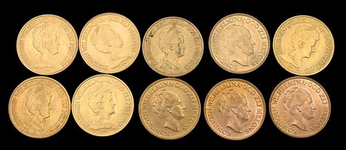 10 DUTCH 10 GUILDER UNCIRCULATED