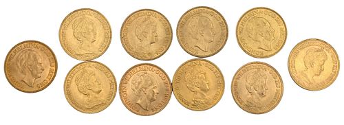 10 DUTCH 10 GUILDER UNCIRCULATED