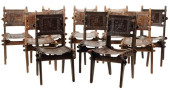 (10) ECUADORIAN TOOLED LEATHER