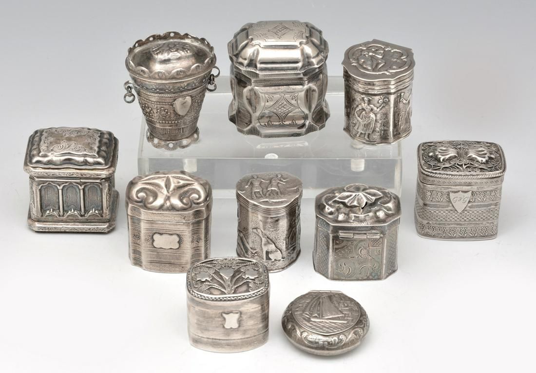 10 ENGLISH & CONTINENTAL SILVER