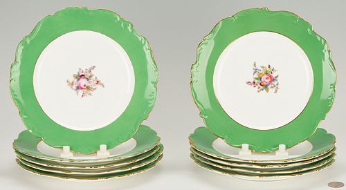 10 EUROPEAN PORCELAIN DESSERT