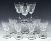 (10) FRENCH BACCARAT 'COTE D'A