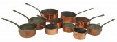 (10) FRENCH COPPER GRADUATED S