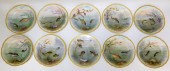 10 FRENCH MANSARD PORCELAIN UN