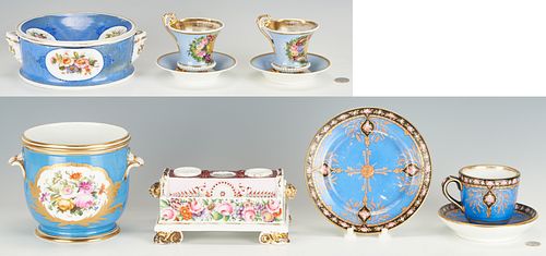 10 FRENCH OLD PARIS PORCELAIN
