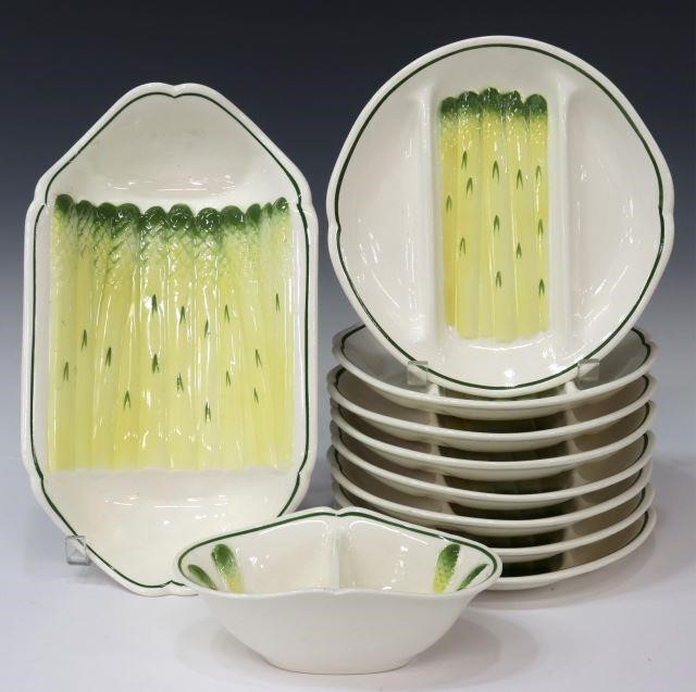 (10) FRENCH SALINS FAIENCE