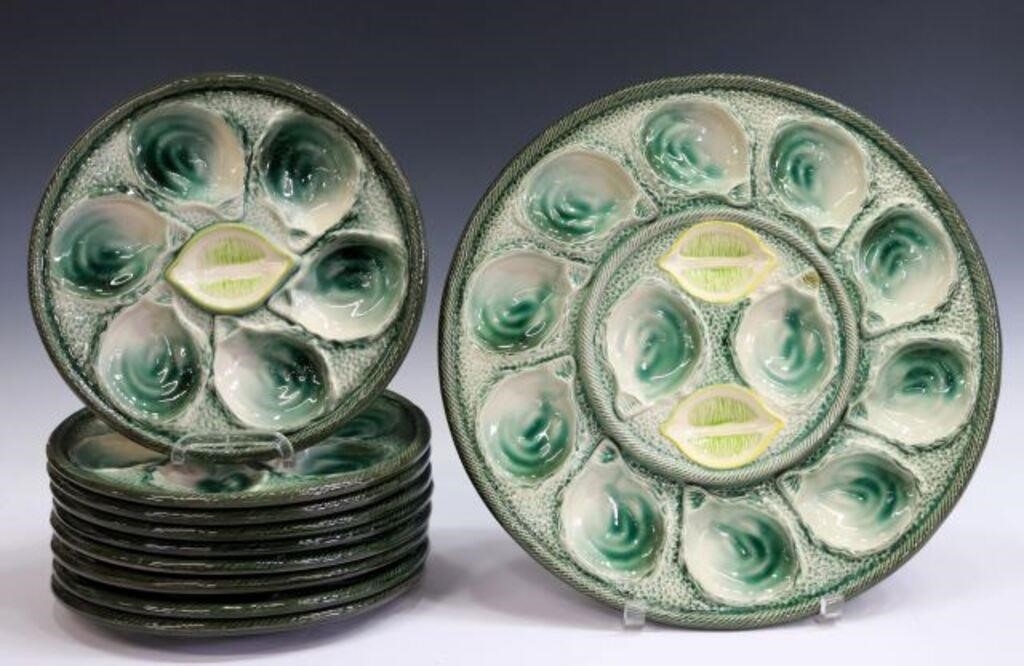 (10) FRENCH ST. CLEMENT FAIENCE