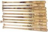 (10) GAME USED MINOR LEAGUE BA