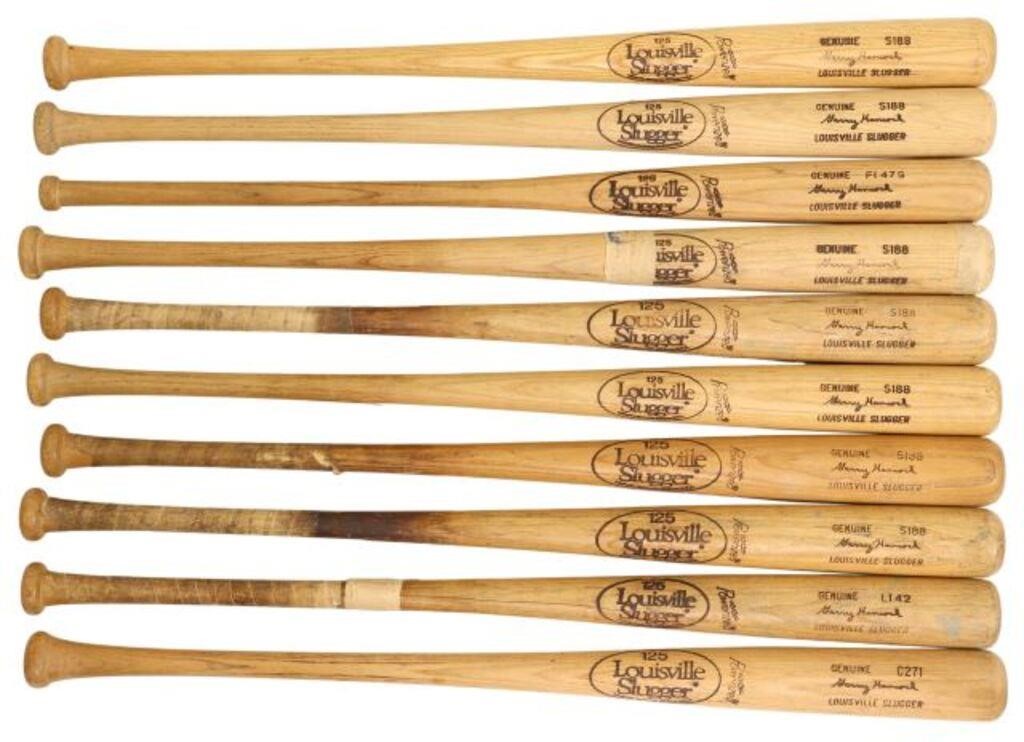 (10) GAME USED OAKLAND ATHLETICS