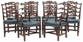 (10) GEORGE III STYLE MAHOGANY