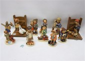 10 GERMAN HUMMEL PORCELAIN FIG