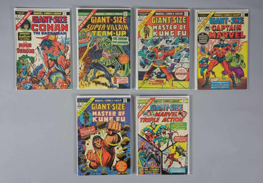 10 GIANT-SIZE MARVEL BRONZE AGE