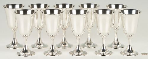 10 GORHAM PURITAN STERLING SILVER