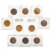 10 HARD TIMES TOKENS 1) 1837 ?