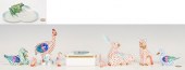 10 HEREND ANIMAL PORCELAIN ITE