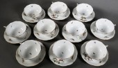 10 HEREND ROTHSCHILD BIRD TEA