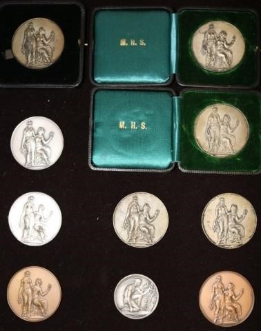 10 HORTICULTURAL SOCIETY MEDALS.  2