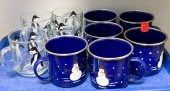 (10) Hot chocolate mugs, c/o (