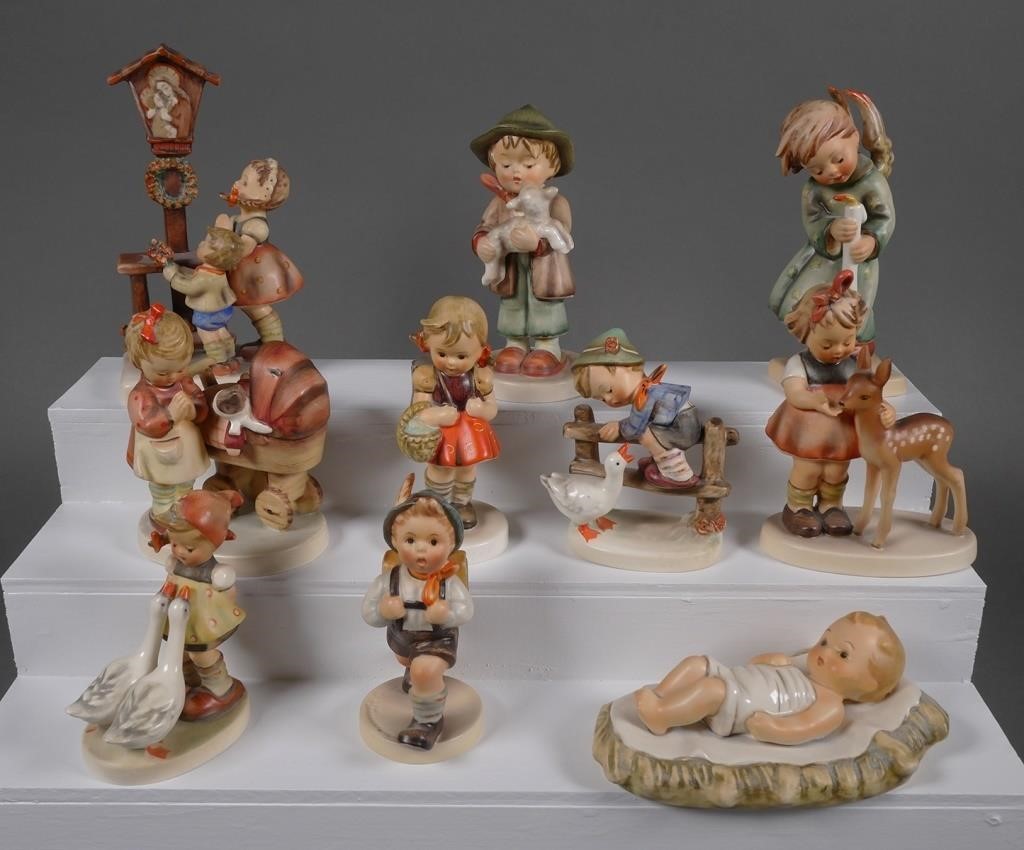 (10) HUMMEL FIGURINES