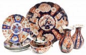 (10) IMARI PALETTE PORCELAIN T