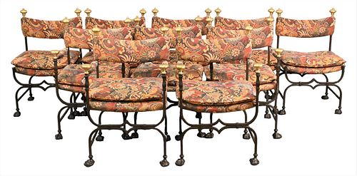 10 ITALIAN BAROQUE STYLE BRASS
