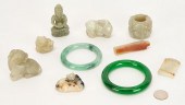10 JADE FIGURALS & CARVINGS: I