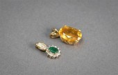 10-KARAT YELLOW-GOLD AND CITRI