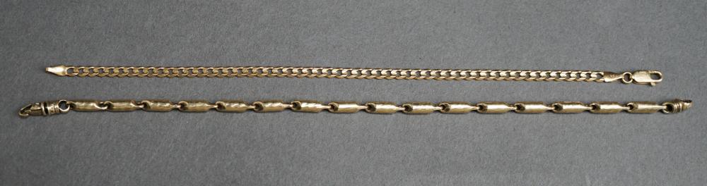 10-KARAT YELLOW-GOLD BRACELET AND A