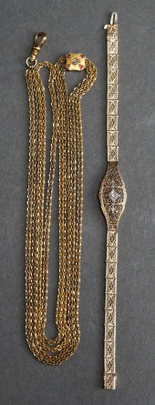 10-KARAT YELLOW-GOLD, DIAMOND