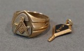 10-KARAT YELLOW-GOLD MASONIC R