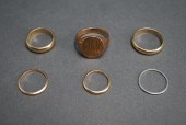 10-KARAT YELLOW-GOLD MONOGRAM