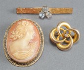 10-KARAT YELLOW-GOLD MOUNTED S