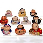 10 KEVIN FRANCIS FACE POTS, CE