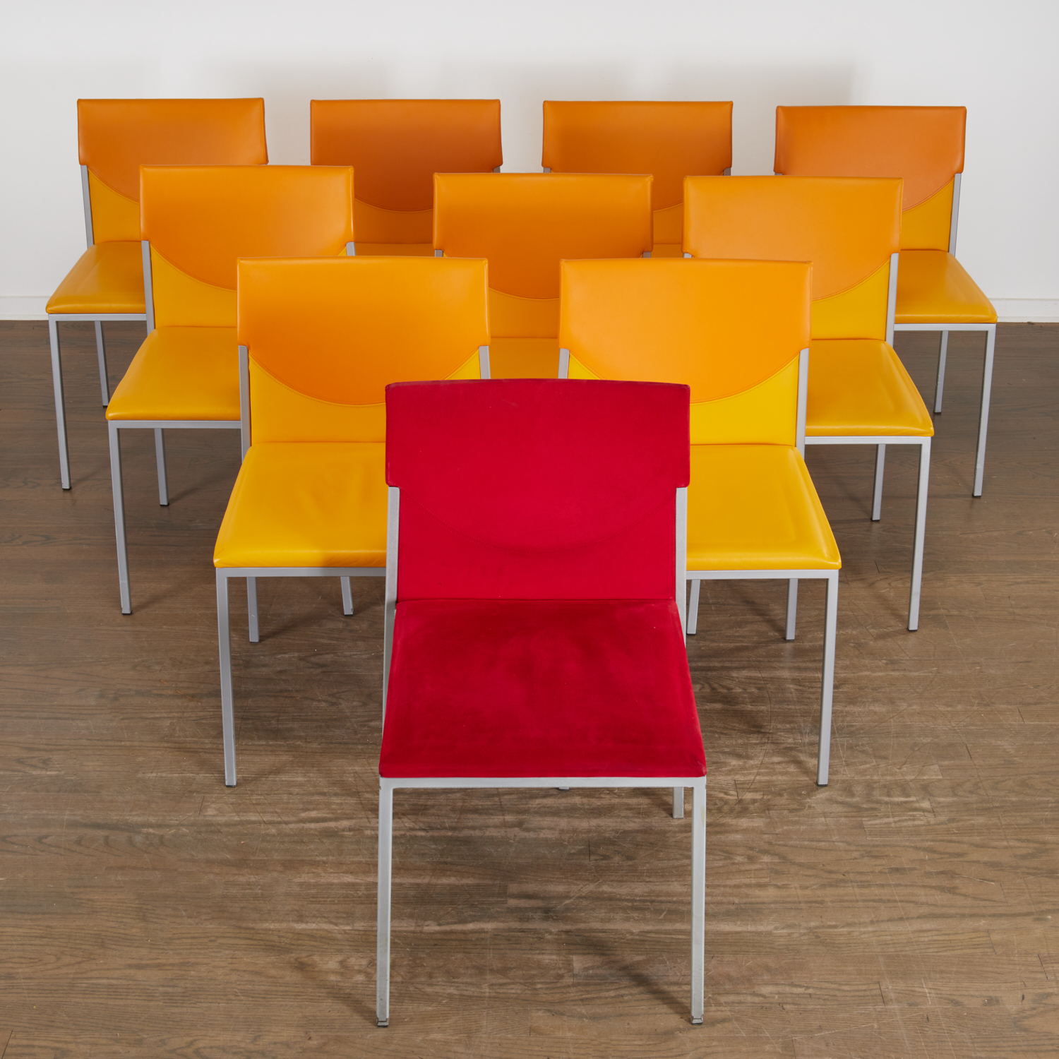 (10) KFF UNIT SIDE CHAIRS 21st