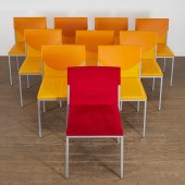 (10) KFF UNIT SIDE CHAIRS 21st