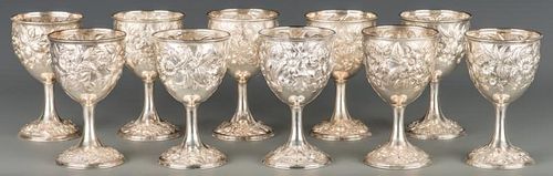 10 KIRK REPOUSSE STERLING