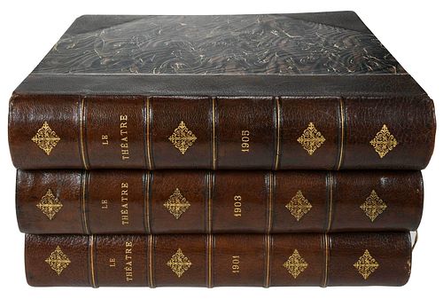 10 LEATHERBOUND VOLUMES, LE THEATRE