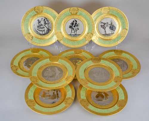 10 LIMOGES ROYAL CHINA DINNER