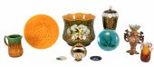 (10) Majolica Vases, Jars, Jar