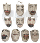 (10) MEXICO FOLK ART CARVED &A