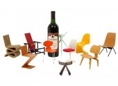 10 MINIATURE VITRA CHAIRS10 Mi